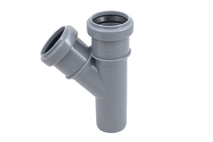 Кәріз тротуар PP 45° 32 Politek - Изображение 1 - almatherm.kz