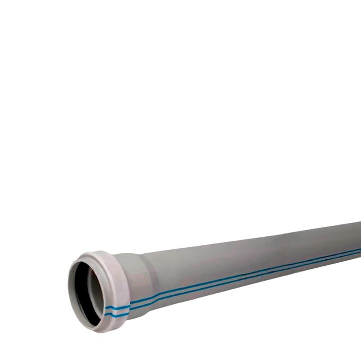 Труба канализационная ПВХ (2.2) 50x2000 DP - Изображение 1 - almatherm.kz