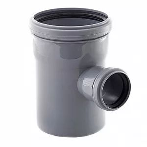 Tee канализациясы PP 87° 200x110 сыртқы Politek - Изображение 1 - almatherm.kz