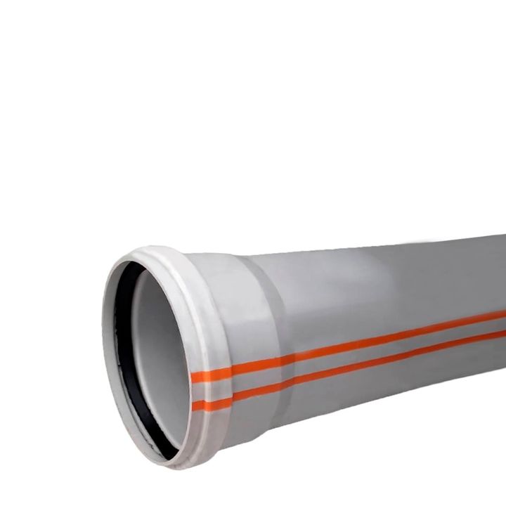 Труба канализационная ПВХ (3.2) 110x2000 DP - Изображение 1 - almatherm.kz