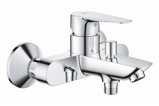 Ванна араластырғышы бір тұтқалы хром Grohe BauEdge 23604001 - Изображение 1 - almatherm.kz
