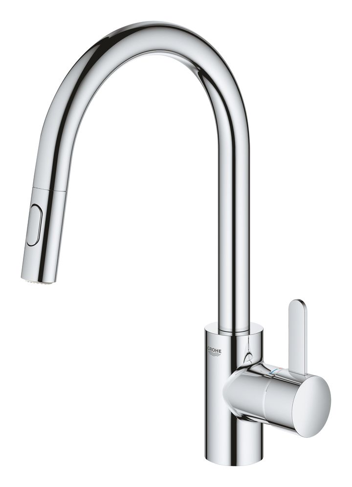 Grohe 31481001 қопсытқышы бар ас үй араластырғышының жоғары шүмегі - Изображение 1 - almatherm.kz