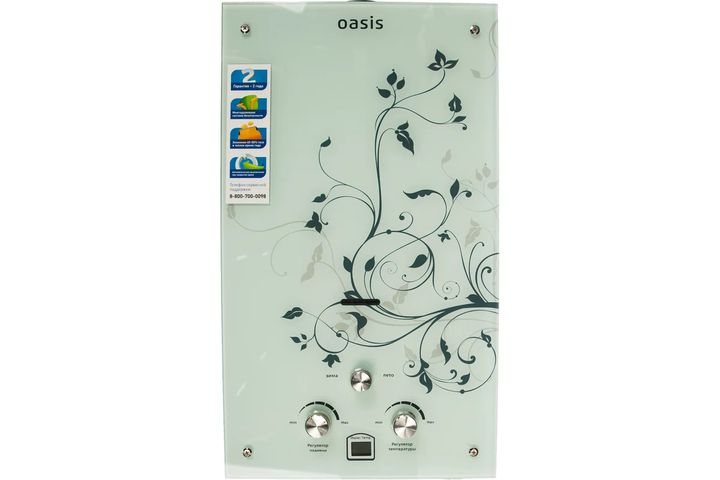 20 кВт газды ағынды су жылытқышы Oasis glass 20 ZG - Изображение 1 - almatherm.kz