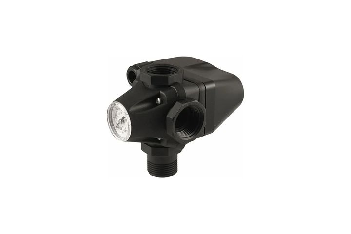 Манометрі және тройнигі бар қысым қосқышы 1" Jemix XPD-2-3W - Изображение 1 - almatherm.kz