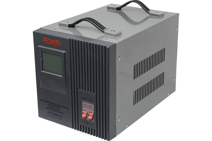Кернеу тұрақтандырғышы 3000 Вт Resanta ASN-3000/1-C - Изображение 1 - almatherm.kz