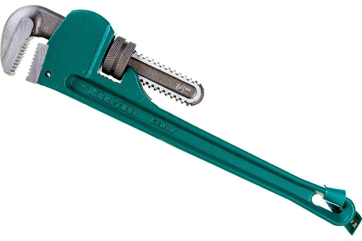 Реттелетін құбыр кілті 2" 350 мм Kraftool Stillson 2727-35 - Изображение 1 - almatherm.kz