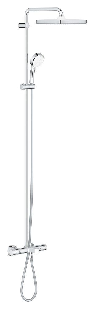 Душевая система с термостатом Grohe Tempesta Cosmopolitan 250 Cube 26691000 - Изображение 1 - almatherm.kz