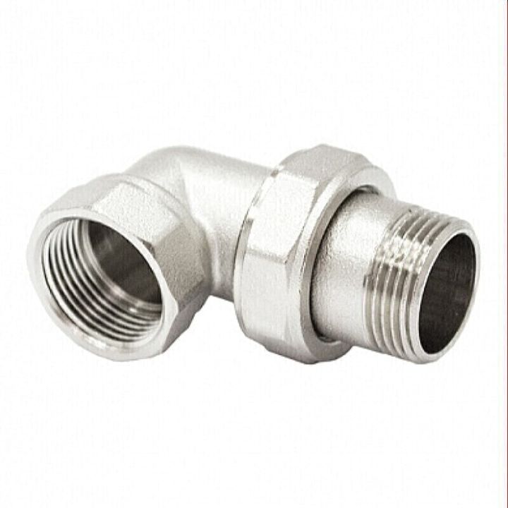 Сгон угловой ВР-НР никель 1/2" STI - Изображение 1 - almatherm.kz