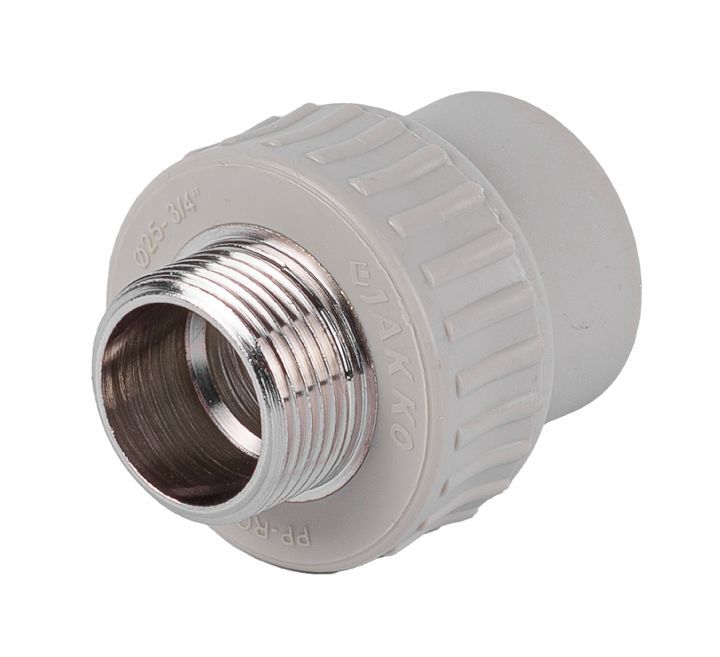 Адаптер ППР НР серый 25x1" Jakko - Изображение 1 - almatherm.kz