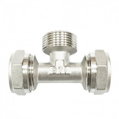 Тройник обжим НР 26x3/4" STI - Изображение 1 - almatherm.kz