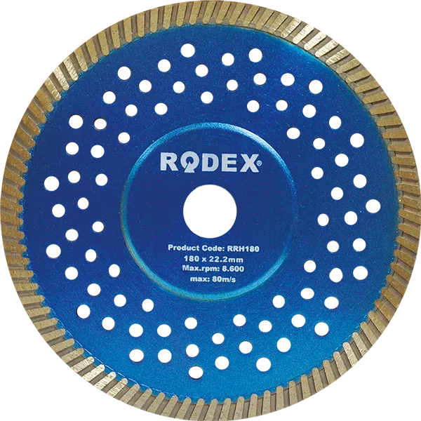 Алмаз өте жұқа көп мақсатты кесу дискі 180 мм Rodex RRP180 - Изображение 1 - almatherm.kz