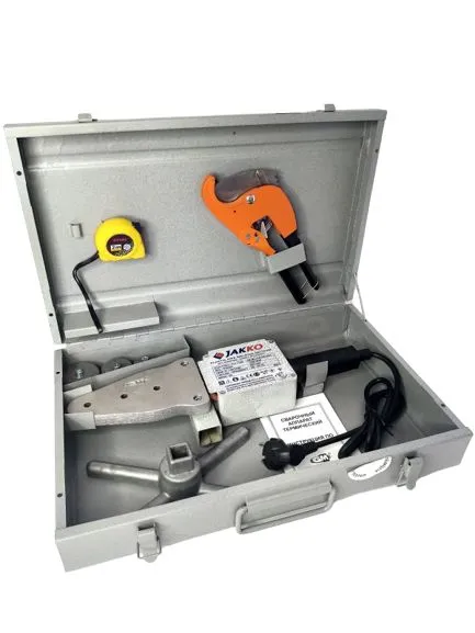 PPR құбырларына арналған дәнекерлеу машинасы 20-63 GM 0008 (1,5 кВт) Millenium - Изображение 1 - almatherm.kz