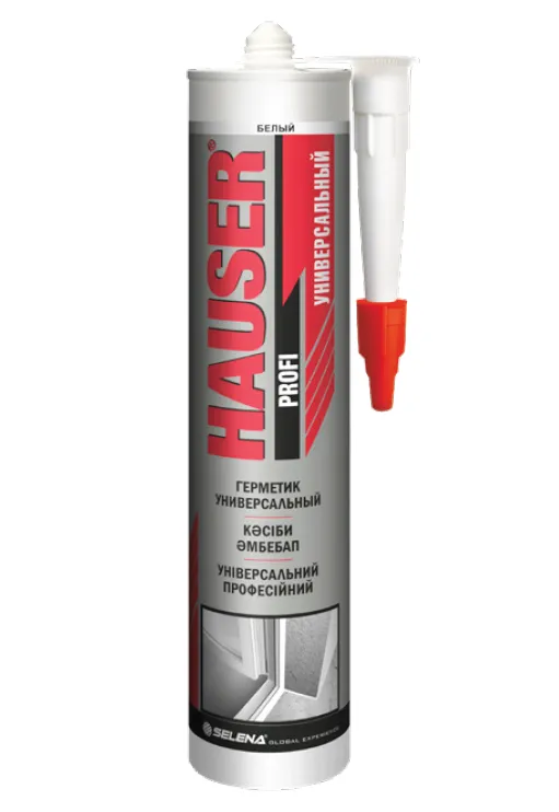 Әмбебап герметик 260мл түссіз Hauser - Изображение 1 - almatherm.kz