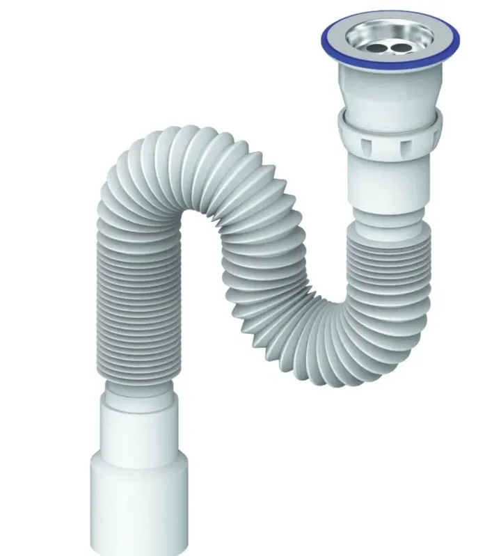 Сифон 50 гофрленген 800 мм 1 1/2" Unicorn D220 - Изображение 1 - almatherm.kz