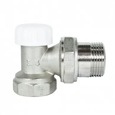 Клапан радиаторный настроечный угловой 3/4" STI - Изображение 1 - almatherm.kz