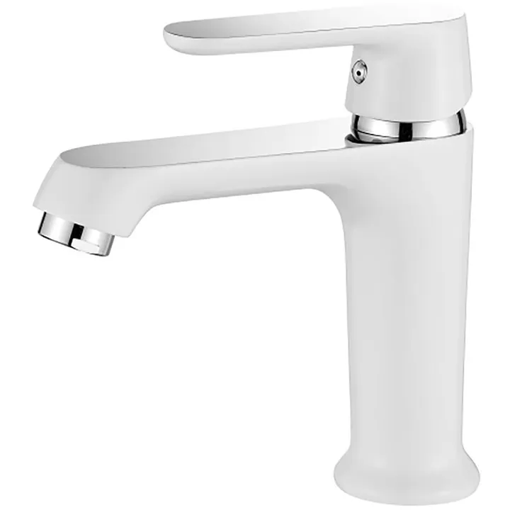 Раковина араластырғыш күңгірт ақ/хром Ledeme L1077W - Изображение 1 - almatherm.kz