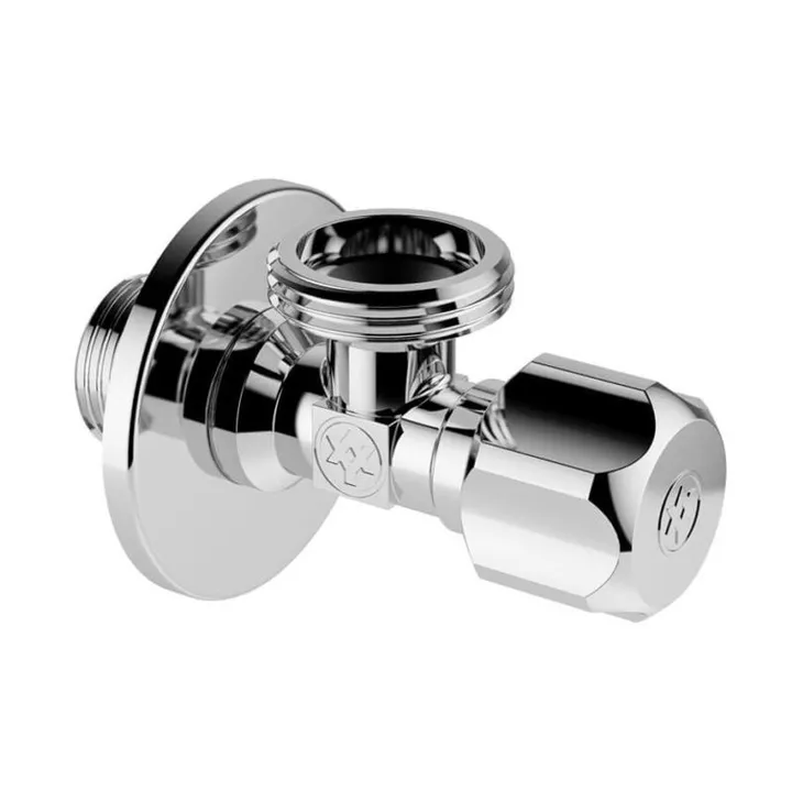 Вентиль для подключения сантехнических приборов 1/2"х1/2" - Изображение 1 - almatherm.kz