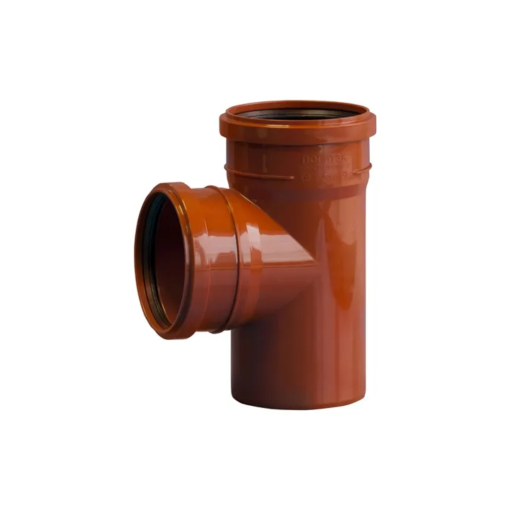 Tee канализациясы PP 87° 200x200 сыртқы Politek - Изображение 1 - almatherm.kz