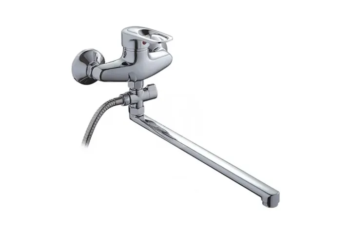 Ваннаға арналған араластырғыш ұзын шүмегті хром Ledeme L2104 - Изображение 1 - almatherm.kz