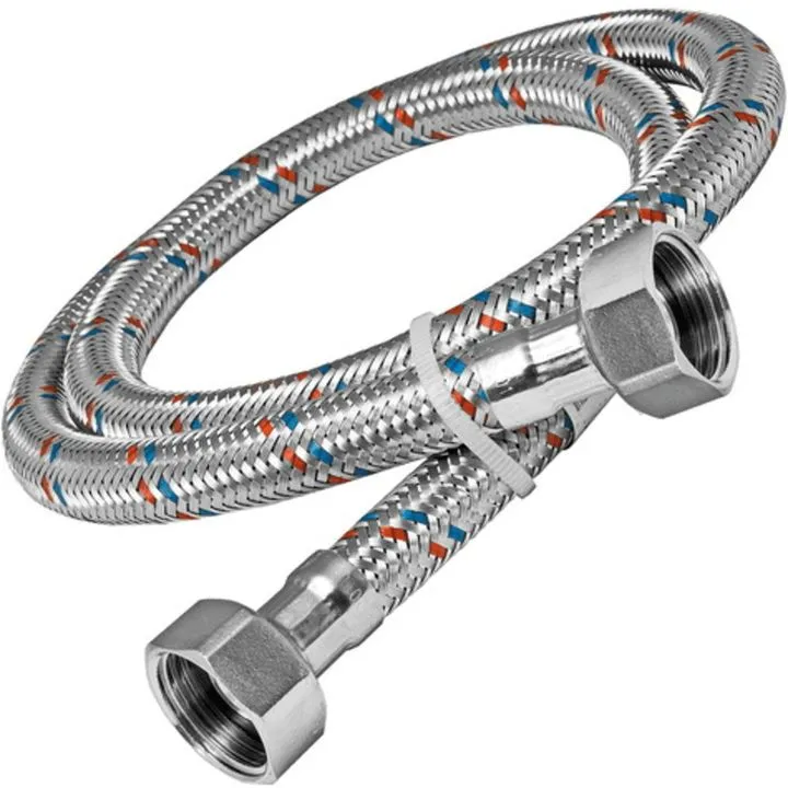 Подводка для смесителях 10x35 100x1/2" Aqualine - Изображение 1 - almatherm.kz