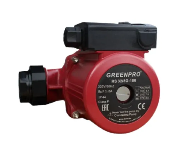 Айналым сорғысы 32/8 180 мм Greenpro RS - Изображение 1 - almatherm.kz