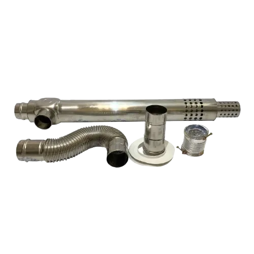 Дымоход 80/110 L-1000 мм Daewoo DGB-80L - Изображение 1 - almatherm.kz