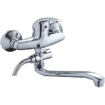 Ваннаға арналған араластырғыш ұзын шүмегті хром Ledeme L2129-B - Изображение 1 - almatherm.kz
