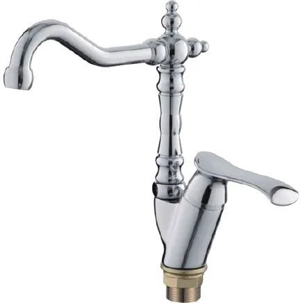 Смеситель кухни хром Ledeme L4041-2 - Изображение 1 - almatherm.kz