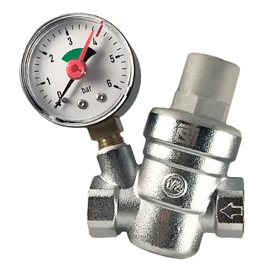 1-6 бар 1/2" STI манометрі бар қысым төмендеткіш - Изображение 1 - almatherm.kz