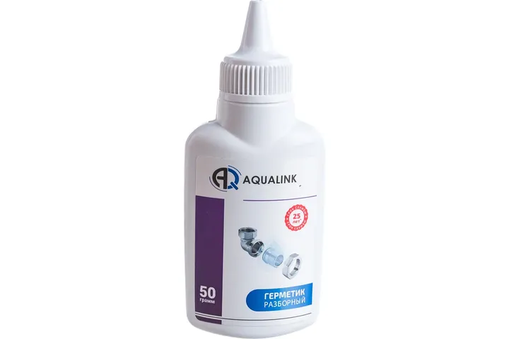 Уплотнитель анаэробный 50 г разборный Aqualink - Изображение 1 - almatherm.kz