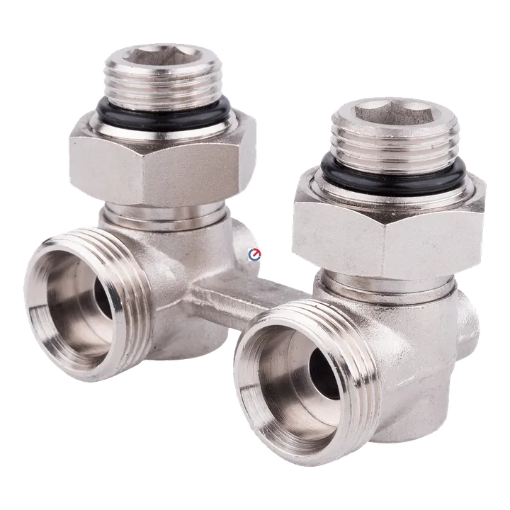Узел нижнего подключения радиатора угловой 1/2"x3/4" Aqualink - Изображение 1 - almatherm.kz
