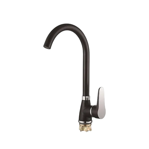 Ас үйге арналған кран қара хром Gracia GR6408B - Изображение 1 - almatherm.kz