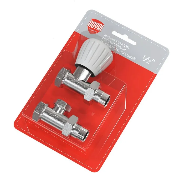 Тікелей радиатор клапаны жинағы 1/2" Royal Thermo - Изображение 1 - almatherm.kz