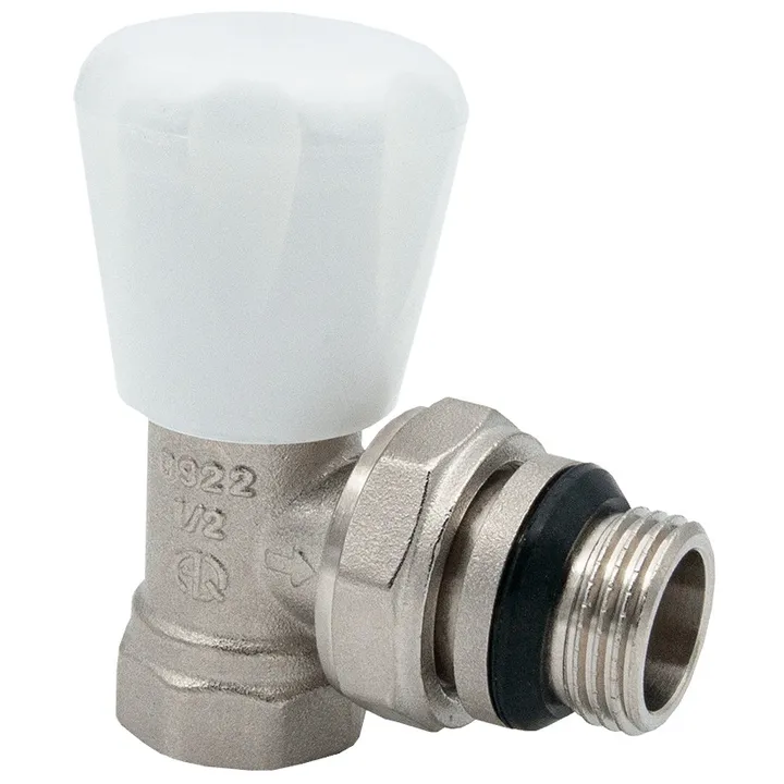 Бұрыштық радиатор клапаны 1/2" Aqualink - Изображение 1 - almatherm.kz