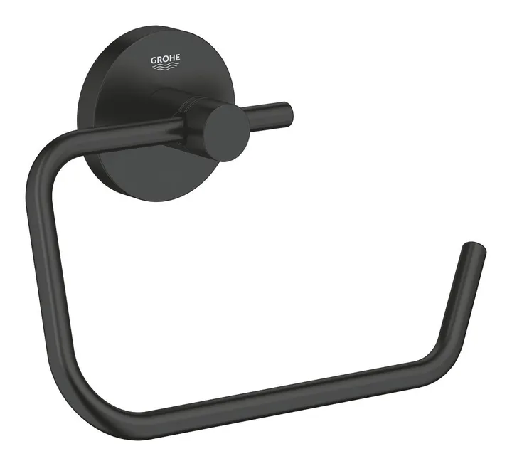 Держатель туалетной бумаги без крышки черный Grohe Start 412002430 - Изображение 1 - almatherm.kz