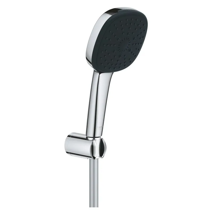 Душевая лейка 3 режима со шлангом и кронштейном хром Grohe Vitalio Comfort 110 26945001 - Изображение 1 - almatherm.kz