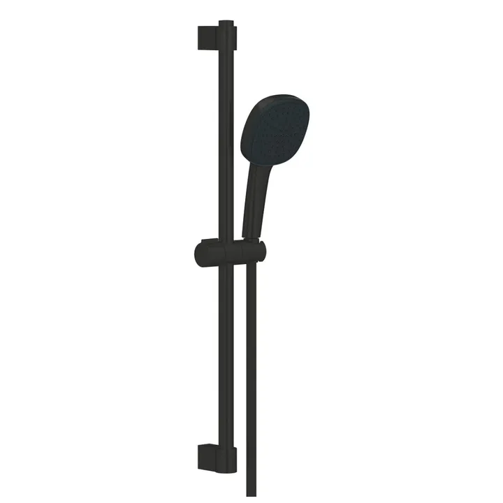 Душевой гарнитур 2 режима черный матовый Grohe Tempesta Cube 110 267482433 - Изображение 1 - almatherm.kz