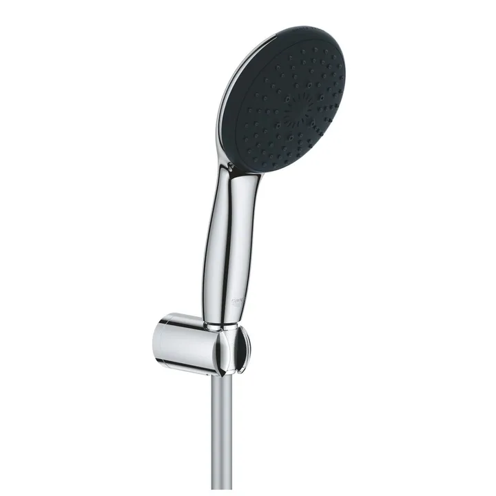 Душевая лейка 3 режима со шлангом и кронштейном хром Grohe Vitalio Start 110 26769001 - Изображение 1 - almatherm.kz
