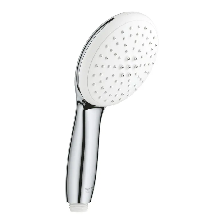 Душевая лейка 2 режима хром/белый круглый Grohe Tempesta 110 27597003 - Изображение 1 - almatherm.kz