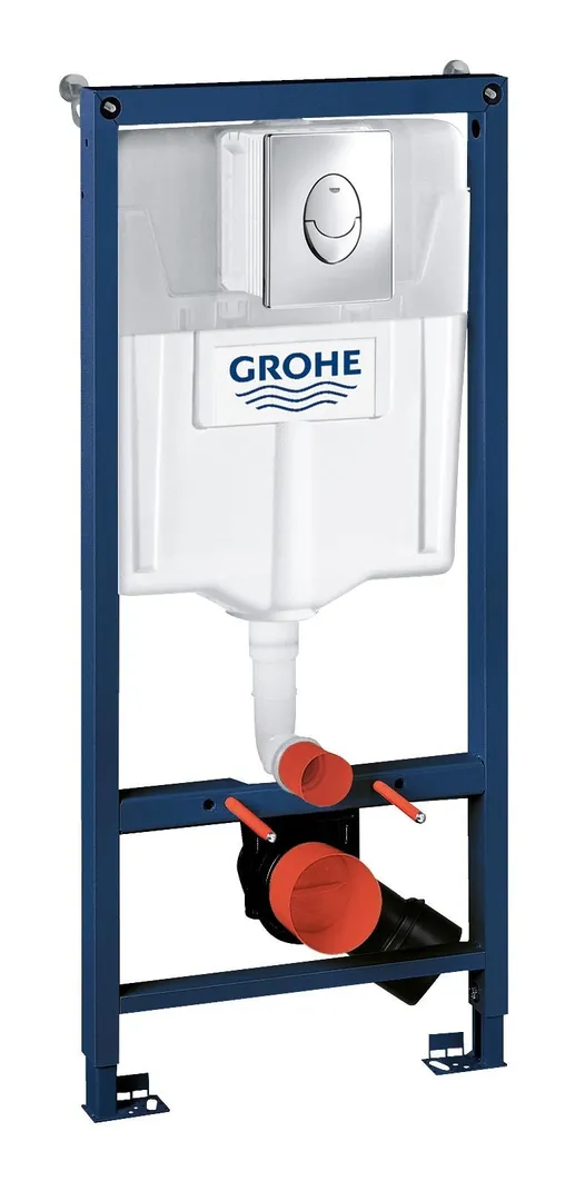 Инсталляция унитаза 3в1 клавиша овальная Grohe Rapid SL 38721001 - Изображение 1 - almatherm.kz