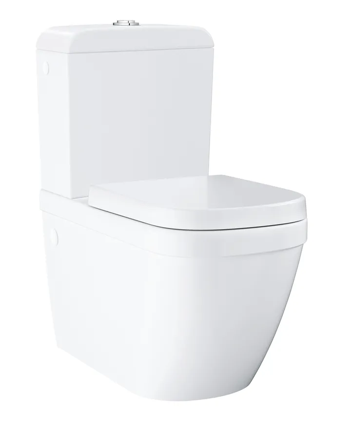 Унитаз моноблок безободковый с сиденьем Grohe Euro Ceramic 39462000 - Изображение 1 - almatherm.kz