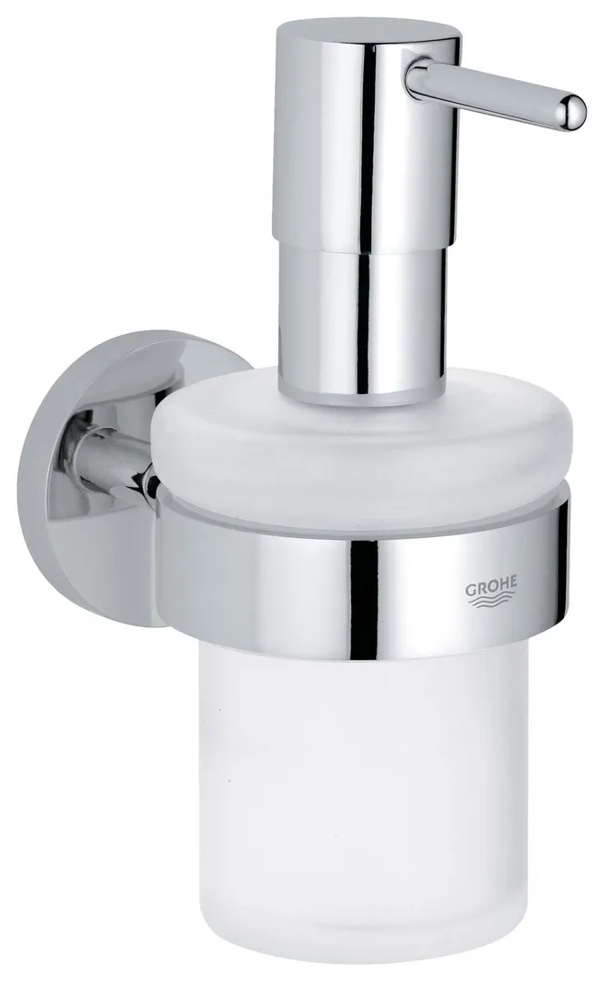 Дозатор жидкого мыла с держателем Grohe Essentials 40448001 - Изображение 1 - almatherm.kz