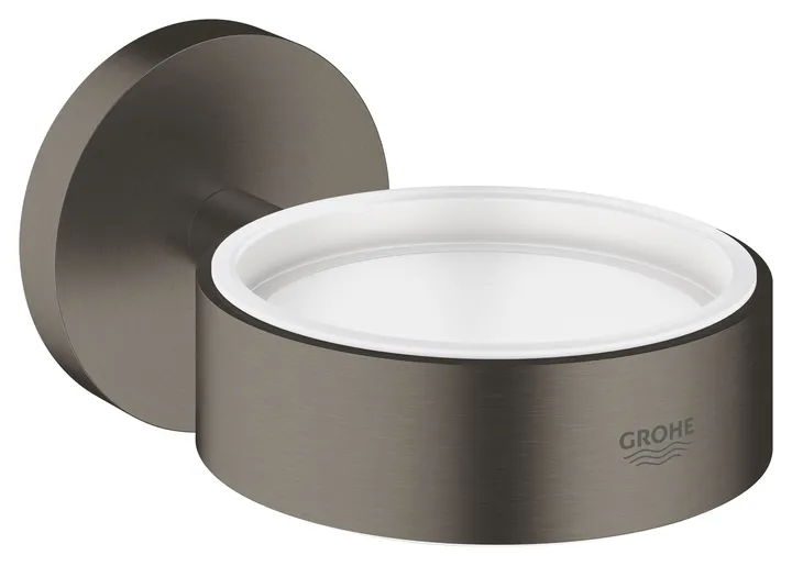Держатель темный графит матовый Grohe Essentials 40369AL1 - Изображение 1 - almatherm.kz
