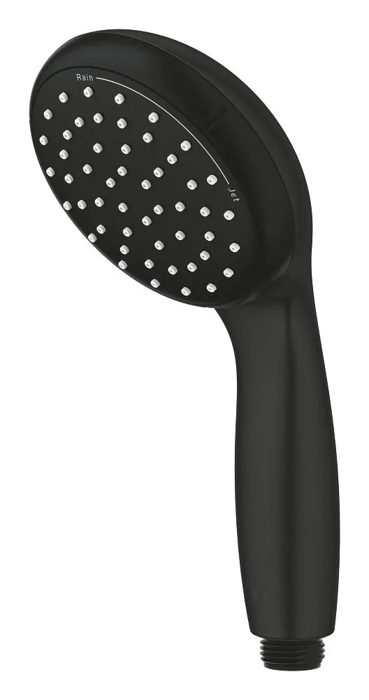 Душевая лейка 2 режима черный матовый Grohe Vitalio Start 279462430 - Изображение 1 - almatherm.kz
