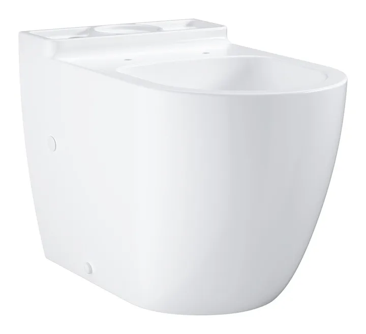 Унитаз компакт выпуск прямой безободковый без бачка Grohe Bau Ceramic 39910000 - Изображение 1 - almatherm.kz
