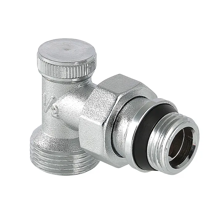Клапан радиаторный настроечный угловой 1/2" под евроконус Valtec - Изображение 1 - almatherm.kz