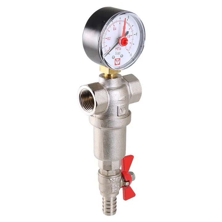 Фильтр промывной самоочищающийся 1/2" Valtec - Изображение 1 - almatherm.kz