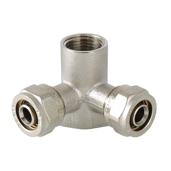 Водорозетка проходная обжим ВР 16x1/2" Valtec - Изображение 1 - almatherm.kz