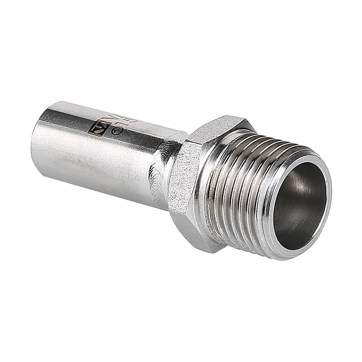 Вставка резьбовая нерж НР 15x1/2" Valtec - Изображение 1 - almatherm.kz