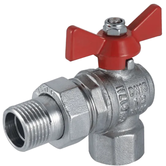 Кран шар. угл. со сг. вн.-нар. (с бабочкой) Valtec - Изображение 1 - almatherm.kz